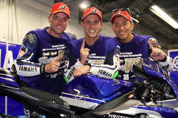 Winners #21 Yamaha Factory Racing Team: Katsuyuki Nakasuga, Pol Espargaro, Alex Lowes