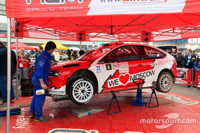 2013 год – Евгений Новиков и Илка Майнор, Ford Focus RS WRC 09