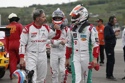 Yvan Muller, Citroën World Touring Car Team et Mehdi Bennani, Sébastien Loeb Racing, Citroën C-Elysée WTCC