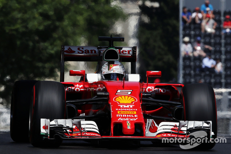 6 a 2 também é o placar dentro da Ferrari, com Vettel no comando.