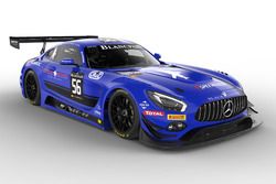 #56 Black Falcon, Mercedes-AMG GT3: Abdulaziz Al Faisal, Daniel Juncadella, Oliver Morley, Miguel To