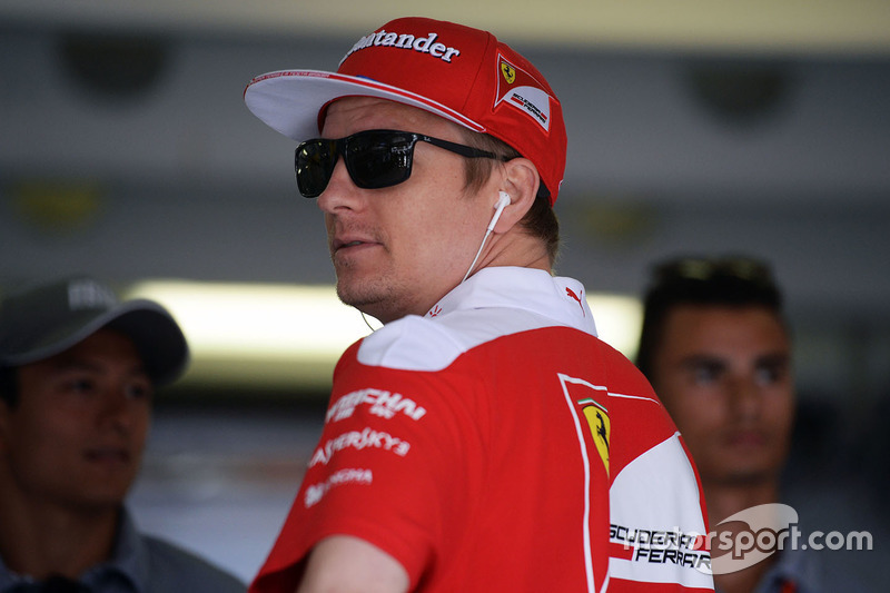 Kimi Raikkonen, Ferrari en el desfile de pilotos