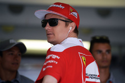 Kimi Raikkonen, Ferrari en el desfile de pilotos