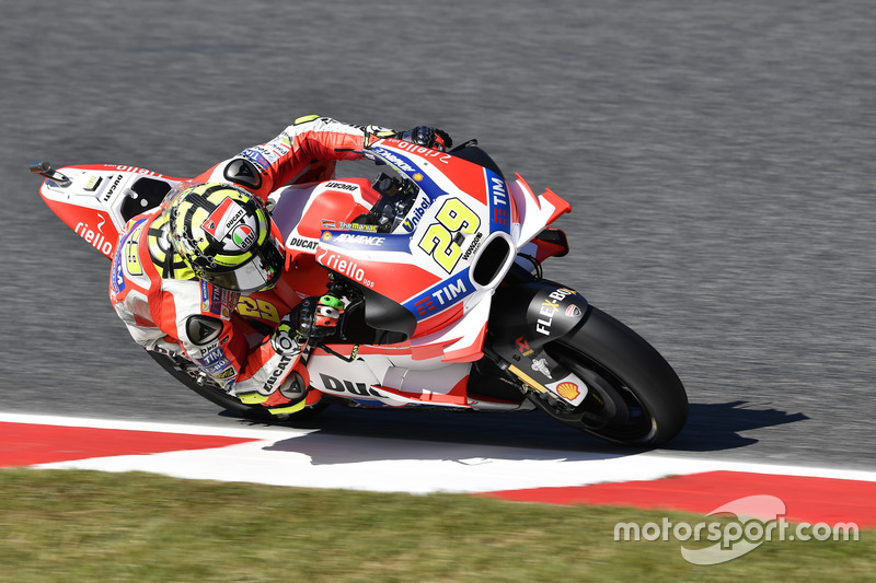 Andrea Iannone (Ducati), Sturz