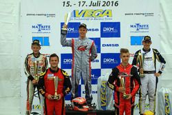 DSKC Rennen 2: 1. Patrick Kreutz; 2. Max Tuppen; 3. David Detmers; 4. Christoph Hold; 5. Maximilian