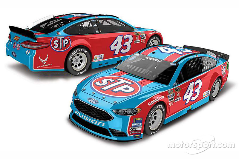 Aric Almirola, Richard Petty Motorsports Ford, livrea speciale