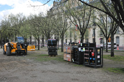 ePrix di Parigi, il circuito cittadino in allestimento