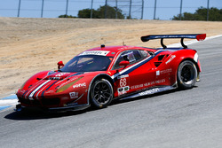 #68 Scuderia Corsa Ferrari 488 GTE: Alessandro Pier Guidi, Daniel Serra