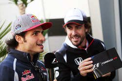 Fernando Alonso, McLaren and Carlos Sainz Jr., Scuderia Toro Rosso