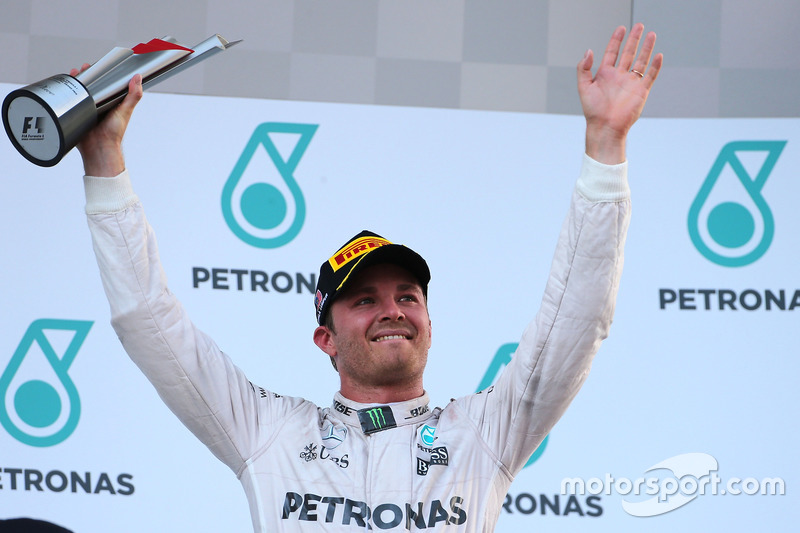 Podium: third place Nico Rosberg, Mercedes AMG F1 Team