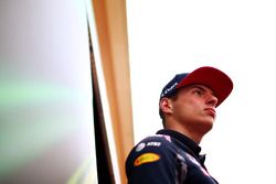 Max Verstappen, Red Bull Racing talks to the press