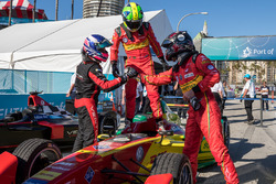 Sieger Lucas di Grassi, ABT Schaeffler Audi Sport; 2. Stéphane Sarrazin, Venturi; 3. Daniel Abt, AB