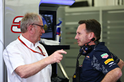 Christian Horner, Red Bull Racing Team Principal and Dr Helmut Marko, Red Bull Motorsport Consultant