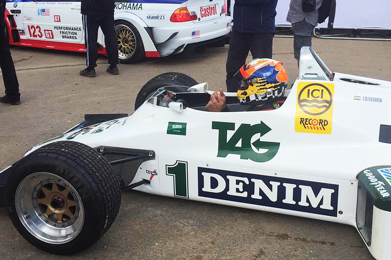 Karun Chandhok im Williams FW08C