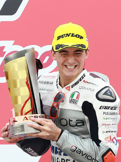 Podium: pemenang Francesco Bagnaia, Aspar Team Mahindra