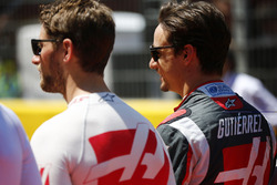 Ромен Грожан, Haas F1 Team и Эстебан Гутьеррес, Haas F1 Team