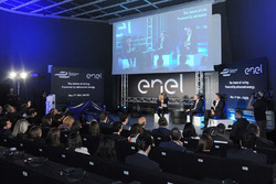 Alejandro Agag, CEO Formula E, Francesco Starace, CEO General Manager Enel Group