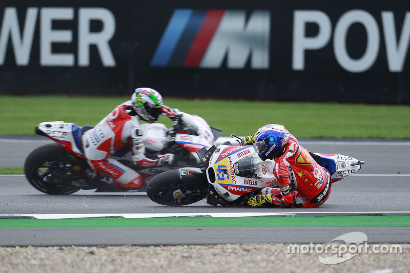 Scott Redding, Pramac Racing crash