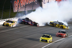 Denny Hamlin, Joe Gibbs Racing Toyota crash