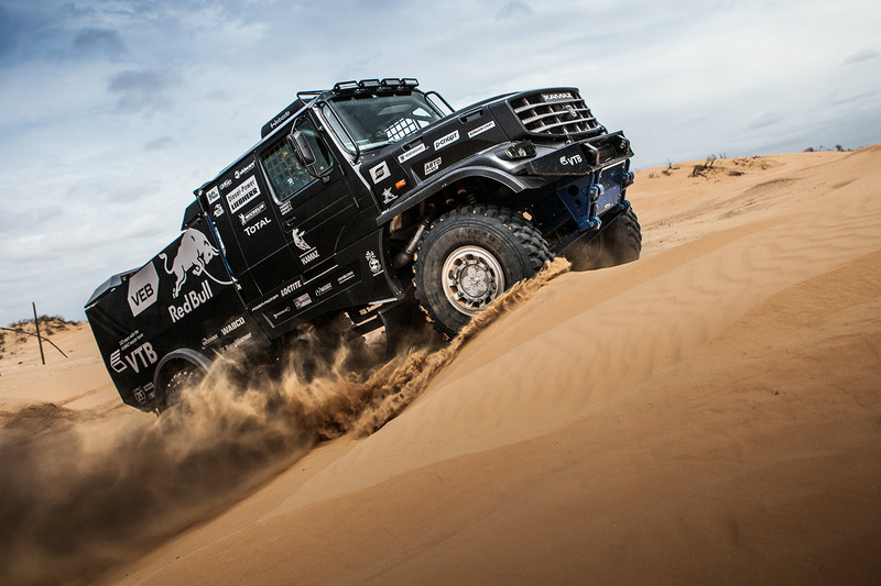 De nieuwe truck van het Kamaz Master Team