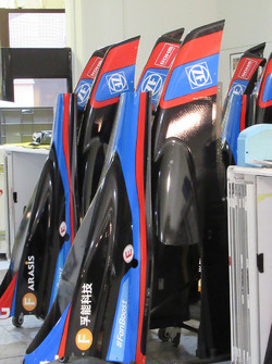 L'officina del Team Venturi