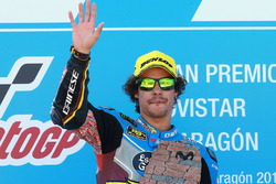 Podio: il vincitore della gara Franco Morbidelli, Marc VDS