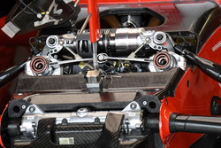 Ferrari SF70H, dettaglio della sospensione anteriore