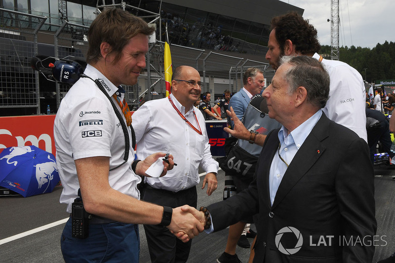 Rob Smedley, Williams Head of Vehicle Performance, Jean Todt, FIA President