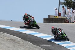 Jonathan Rea, Kawasaki Racing, Tom Sykes, Kawasaki Racing, WSBK Race 2