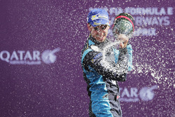 Podium: race winner Sébastien Buemi, Renault e.Dams