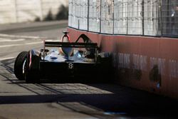 Jean-Eric Vergne, Techeetah, crashes out of the race,