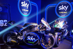 The Moto2 bikes of Francesco Bagnaia and Stefano Manzi