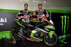Jonathan Rea, Kawasaki Racing; Tom Sykes, Kawasaki Racing