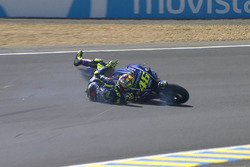 Valentino Rossi, Yamaha Factory Racing crash