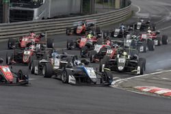 Start, action, Ralf Aron, Hitech Grand Prix, Dallara F317 - Mercedes-Benz