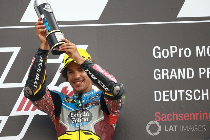 Podium: ganador, Franco Morbidelli, Marc VDS