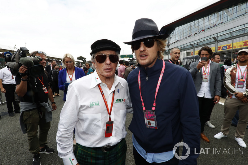 Sir Jackie Stewart e Owen Wilson, Attore