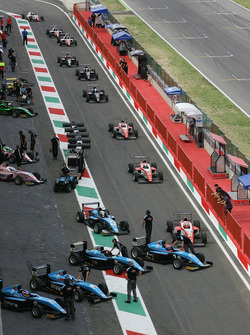 Monoposto in pitlane