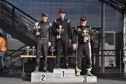Ralf Henggeler, Denis Wolf, Daniel Borer, podium