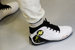 Shoe detail of Fernando Alonso, McLaren