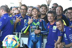 Third place Valentino Rossi, Yamaha Factory Racing