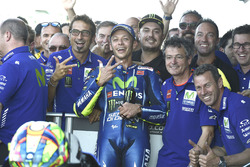 Third place Valentino Rossi, Yamaha Factory Racing