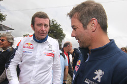 Bruno Famin, patron de Peugeot Sport, avec Sébastien Loeb