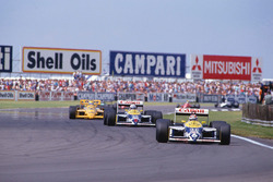 Nelson Piquet, Williams FW11B Honda, voor Nigel Mansell, Williams FW11B Honda en Ayrton Senna, Team