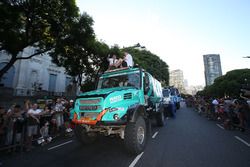 #500 Team De Rooy, IVECO: Gerard De Rooy, Moi Torrallardona, Darek Rodewald