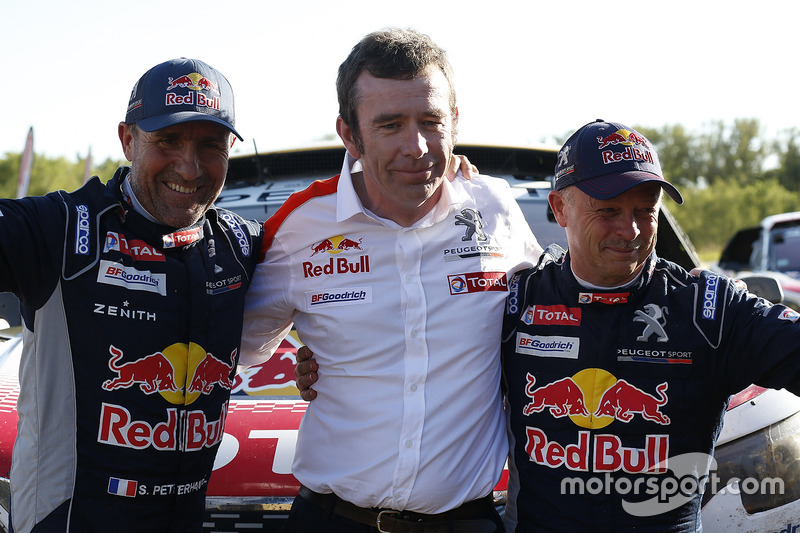 Winners Stéphane Peterhansel, Jean-Paul Cottret, Peugeot Sport with Bruno Famin