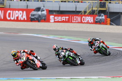 Chaz Davies, Ducati Team, Jonathan Rea, Kawasaki Racing, Tom Sykes, Kawasaki Racing