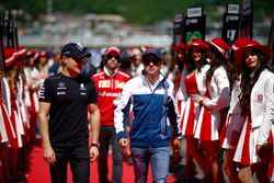 Valtteri Bottas, Mercedes AMG F1, Felipe Massa, Williams and Sebastian Vettel, Ferrari