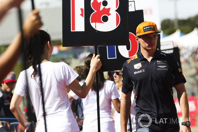 Max Verstappen, Red Bull, nella drivers parade