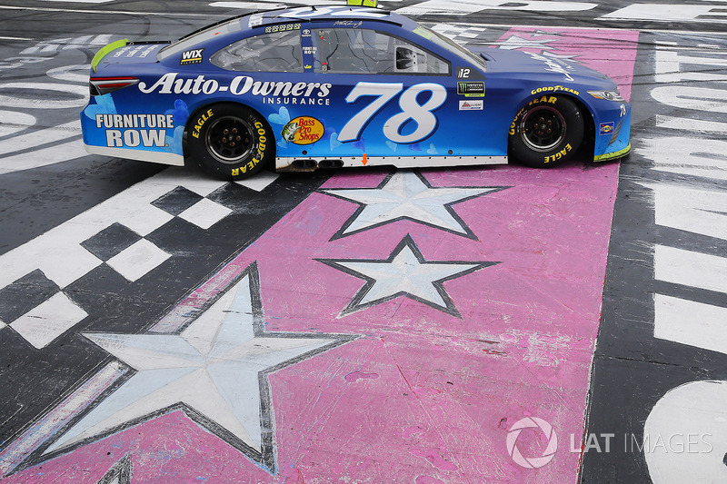 Race winner Martin Truex Jr., Furniture Row Racing Toyota